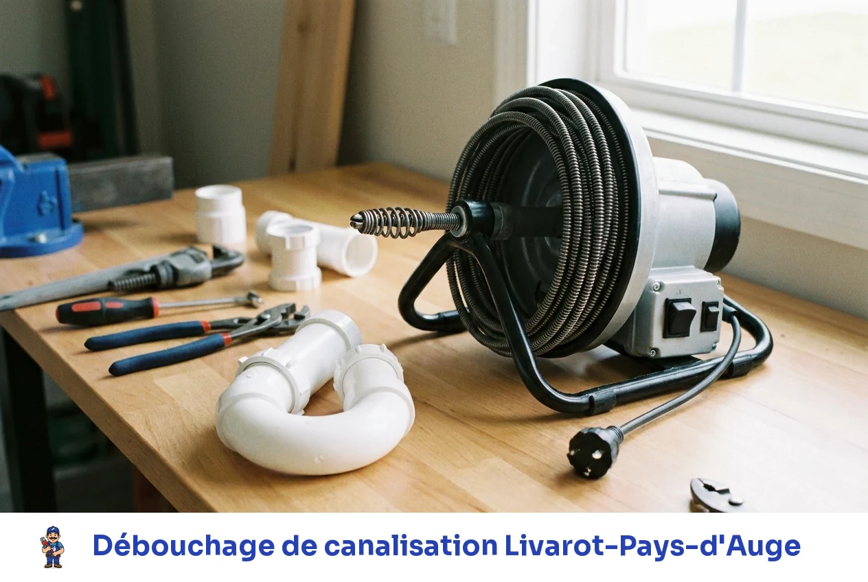 Débouchage de canalisation à Livarot-Pays-d'Auge
