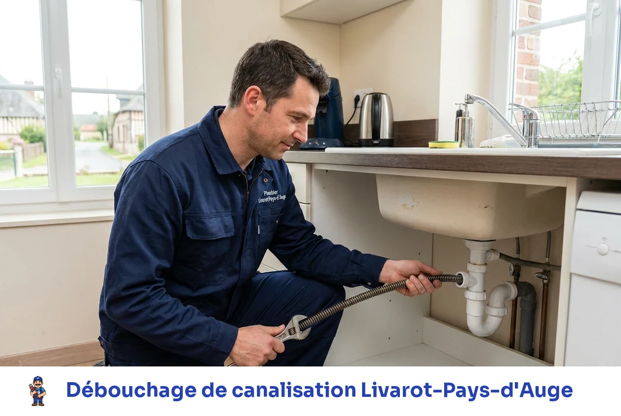 Débouchage de canalisation à Livarot-Pays-d'Auge