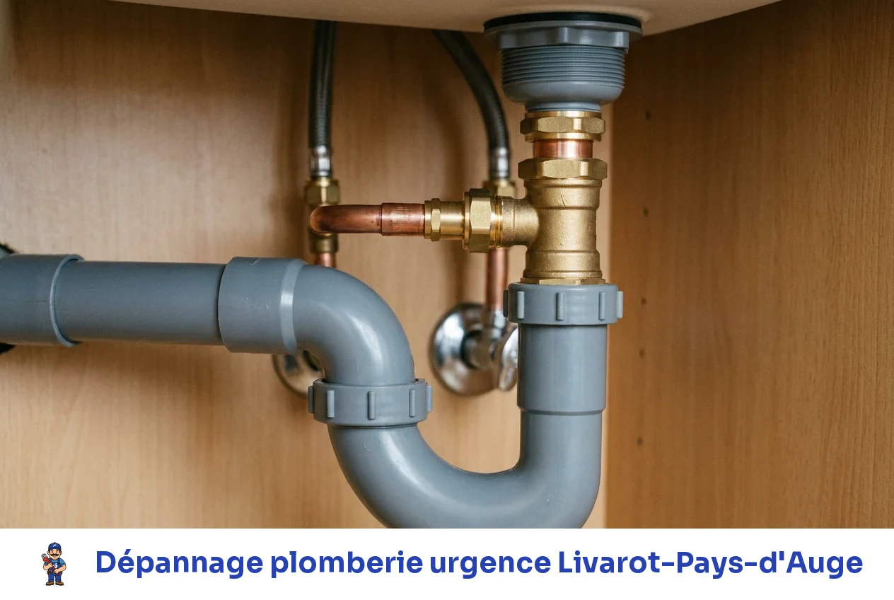 Dépannage plomberie urgence à Livarot-Pays-d'Auge