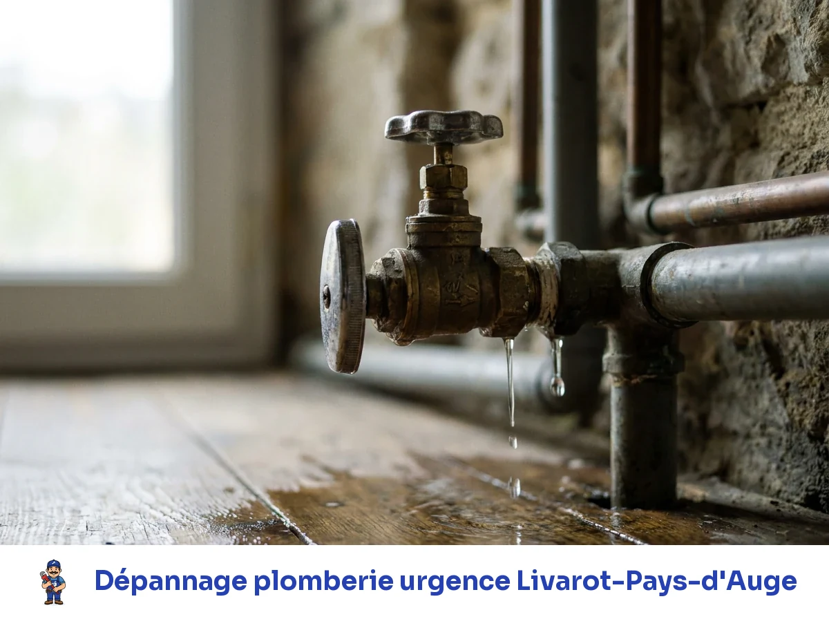 Dépannage plomberie urgence à Livarot-Pays-d'Auge
