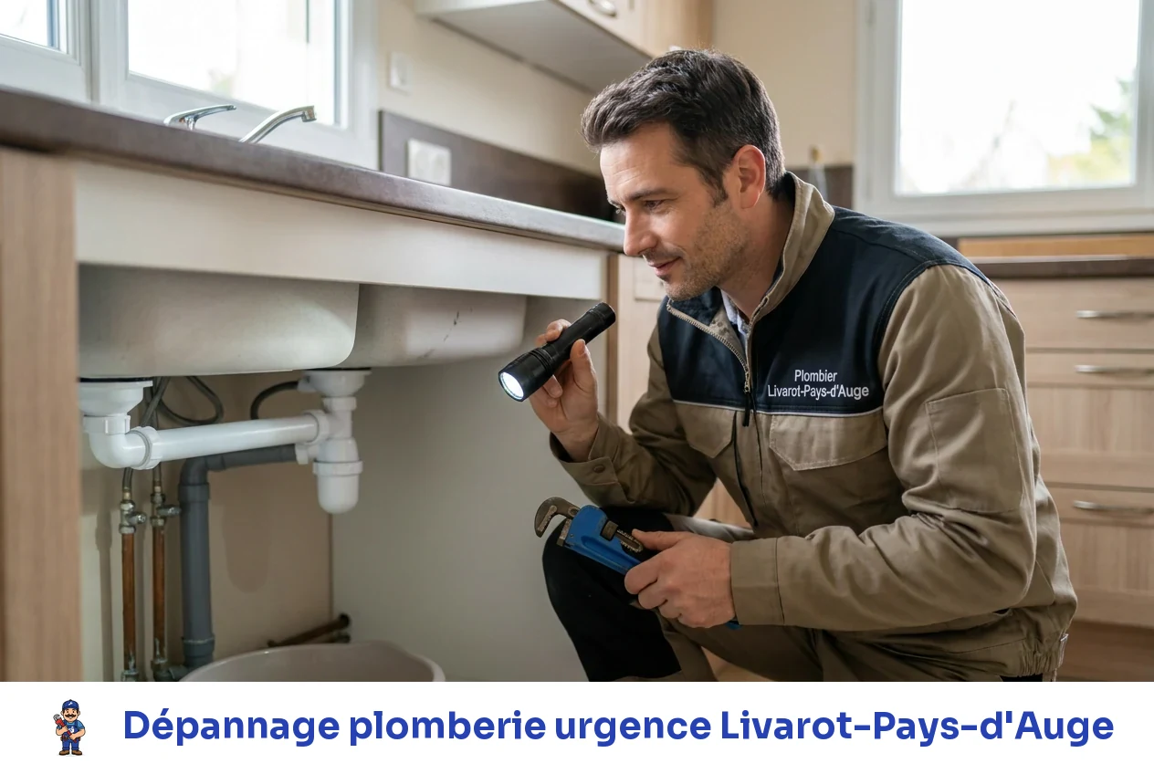 Dépannage plomberie urgence à Livarot-Pays-d'Auge