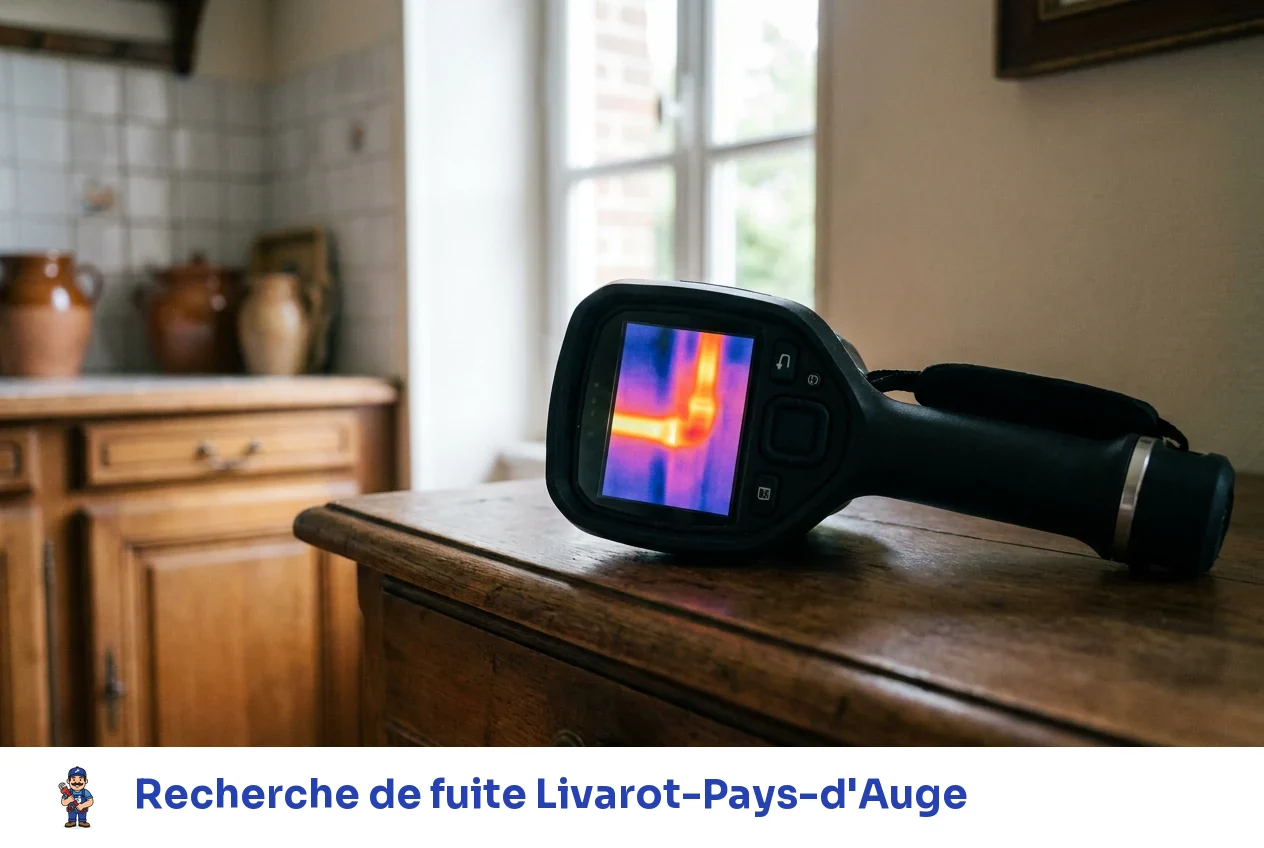 Recherche de fuite à Livarot-Pays-d'Auge