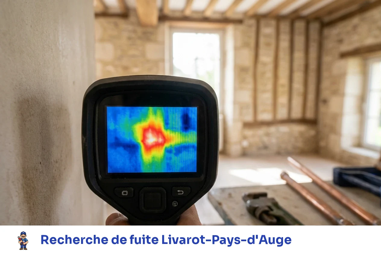 Recherche de fuite à Livarot-Pays-d'Auge