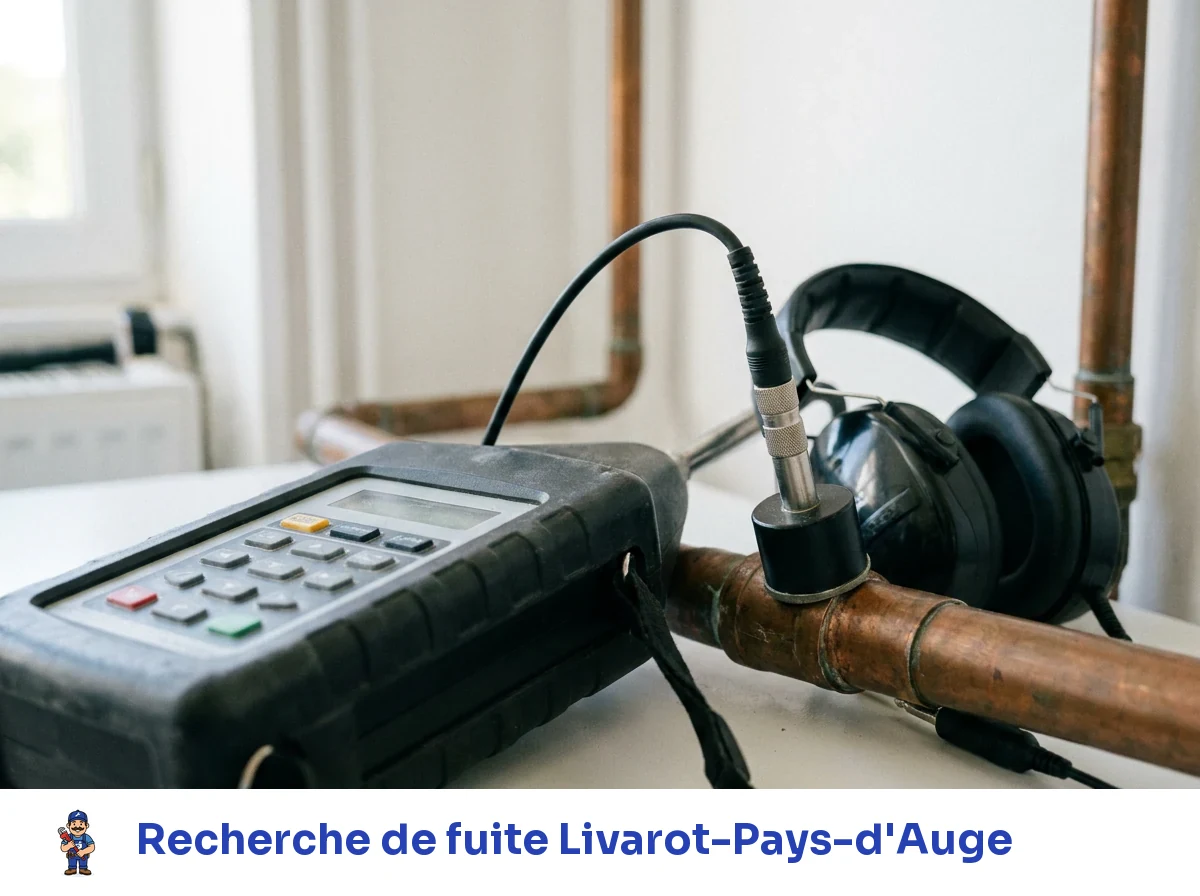 Recherche de fuite à Livarot-Pays-d'Auge