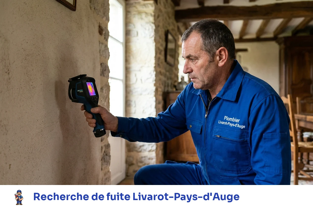 Recherche de fuite à Livarot-Pays-d'Auge