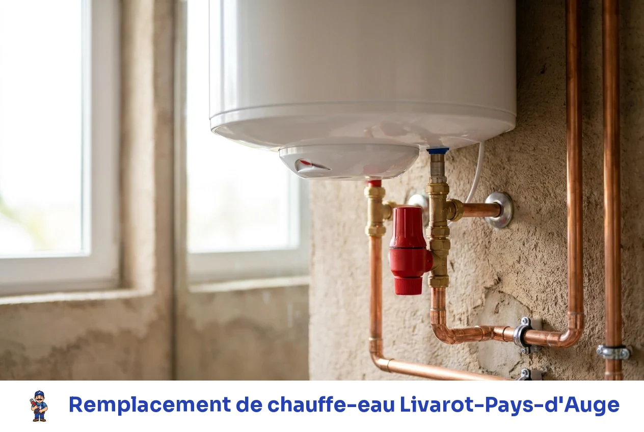 Remplacement de chauffe-eau à Livarot-Pays-d'Auge