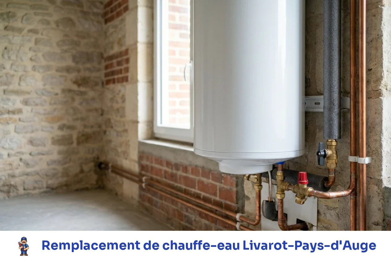 Remplacement de chauffe-eau à Livarot-Pays-d'Auge