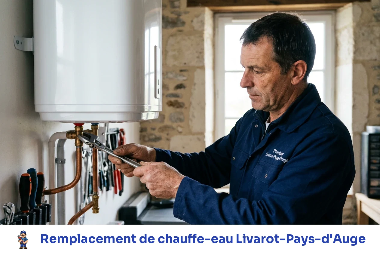 Remplacement de chauffe-eau à Livarot-Pays-d'Auge