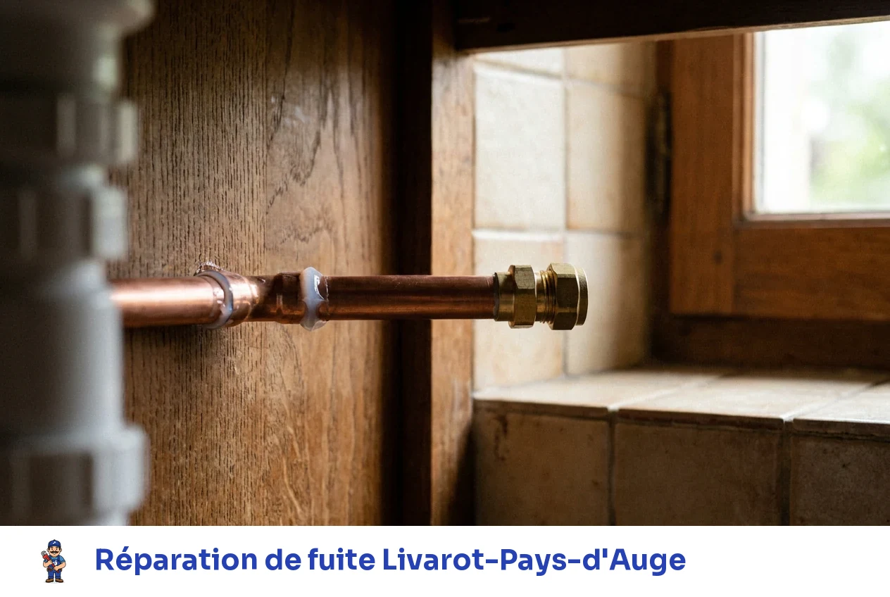 Réparation de fuite à Livarot-Pays-d'Auge