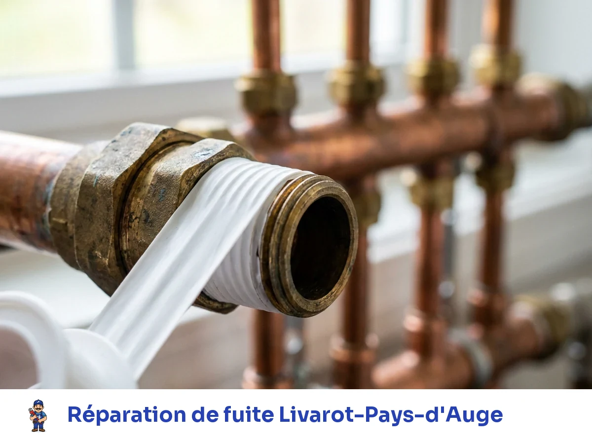 Réparation de fuite à Livarot-Pays-d'Auge
