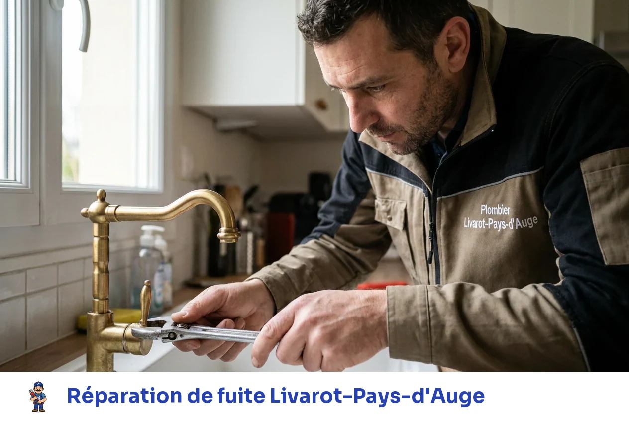 Réparation de fuite à Livarot-Pays-d'Auge